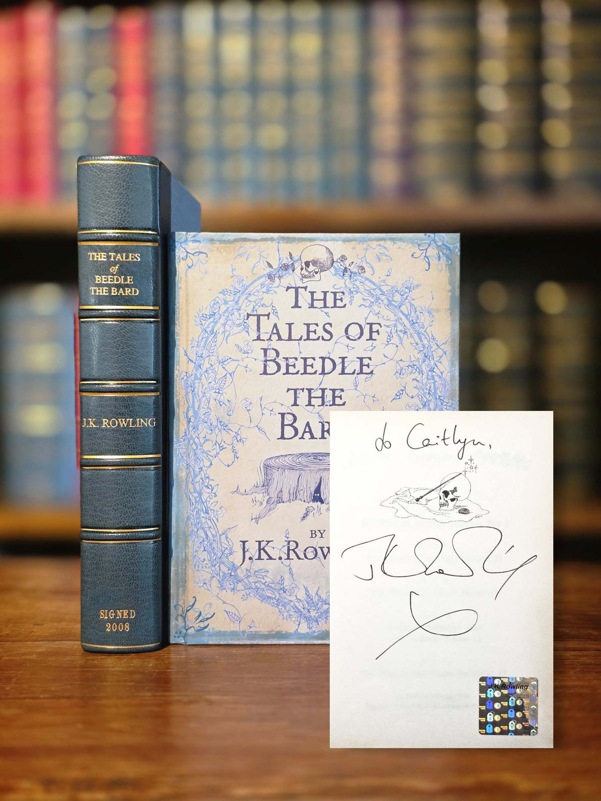 The Tales of Beedle the Bard - Scarce (1/200) authentic signed copy