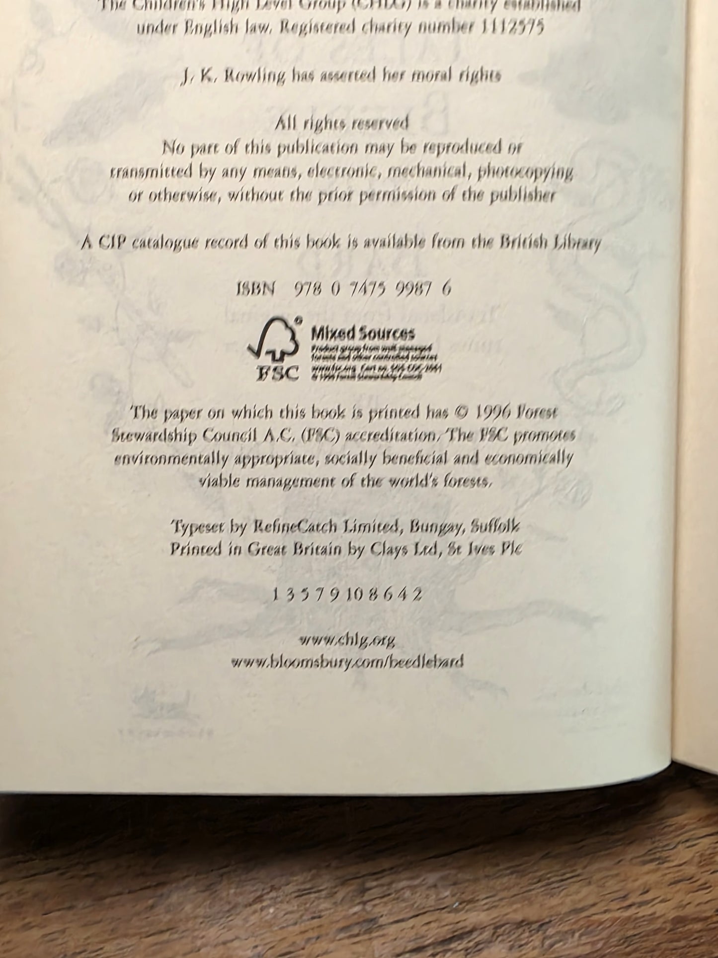The Tales of Beedle the Bard – Signed on a scarce bookplate