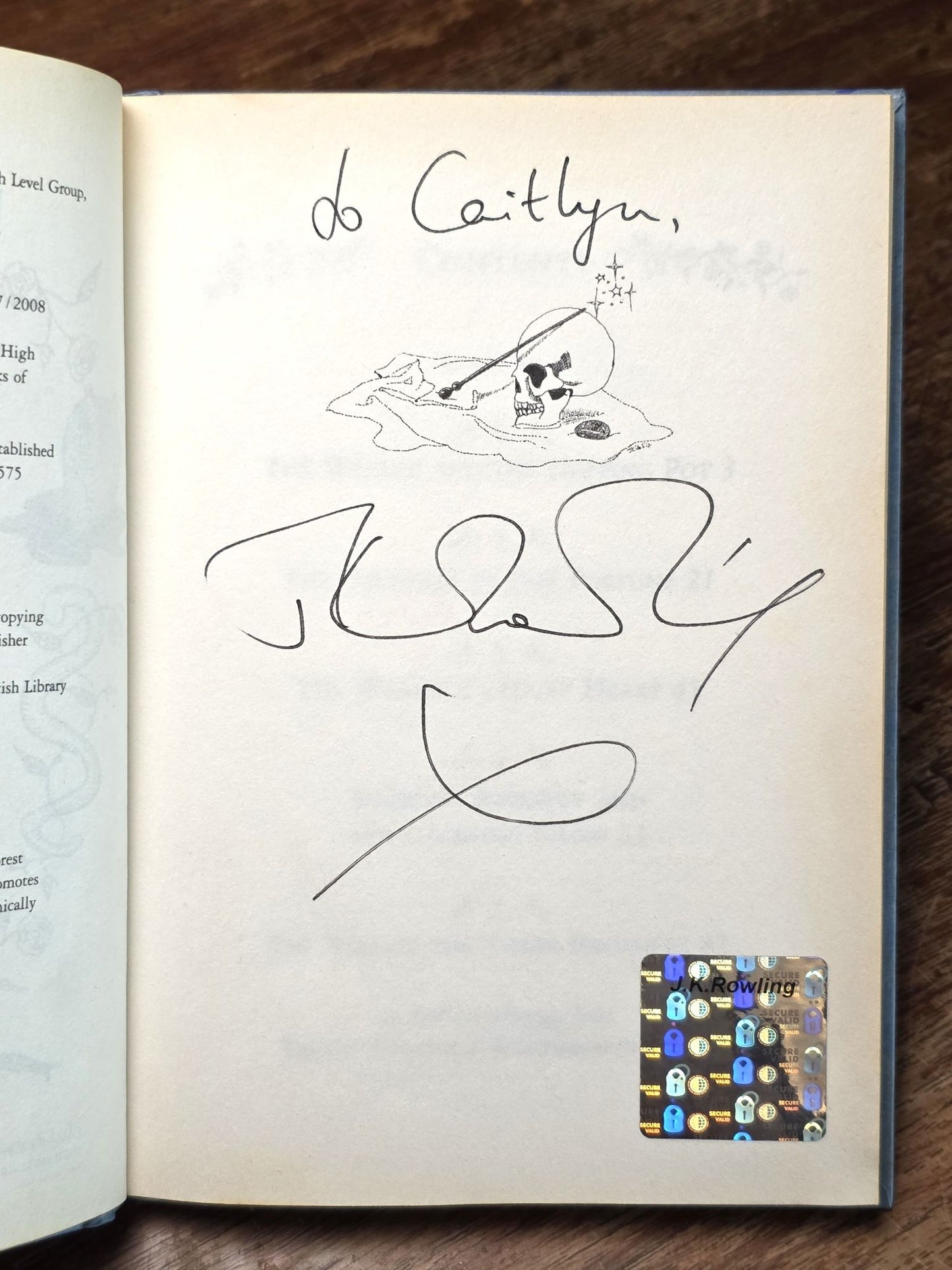 The Tales of Beedle the Bard - Scarce (1/200) authentic signed copy