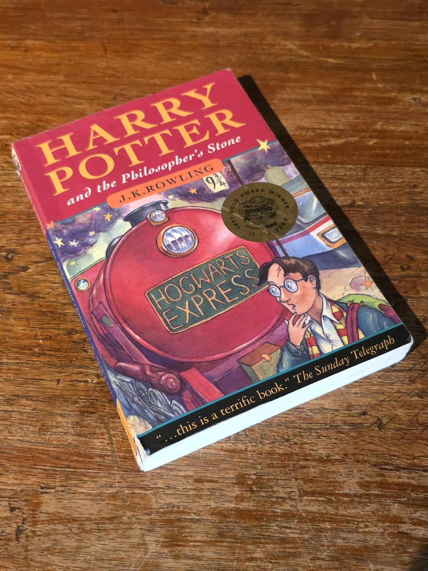 Harry Potter and the Philosopher’s Stone & Chamber of Secrets – Signed. “Friend of Potter” button included