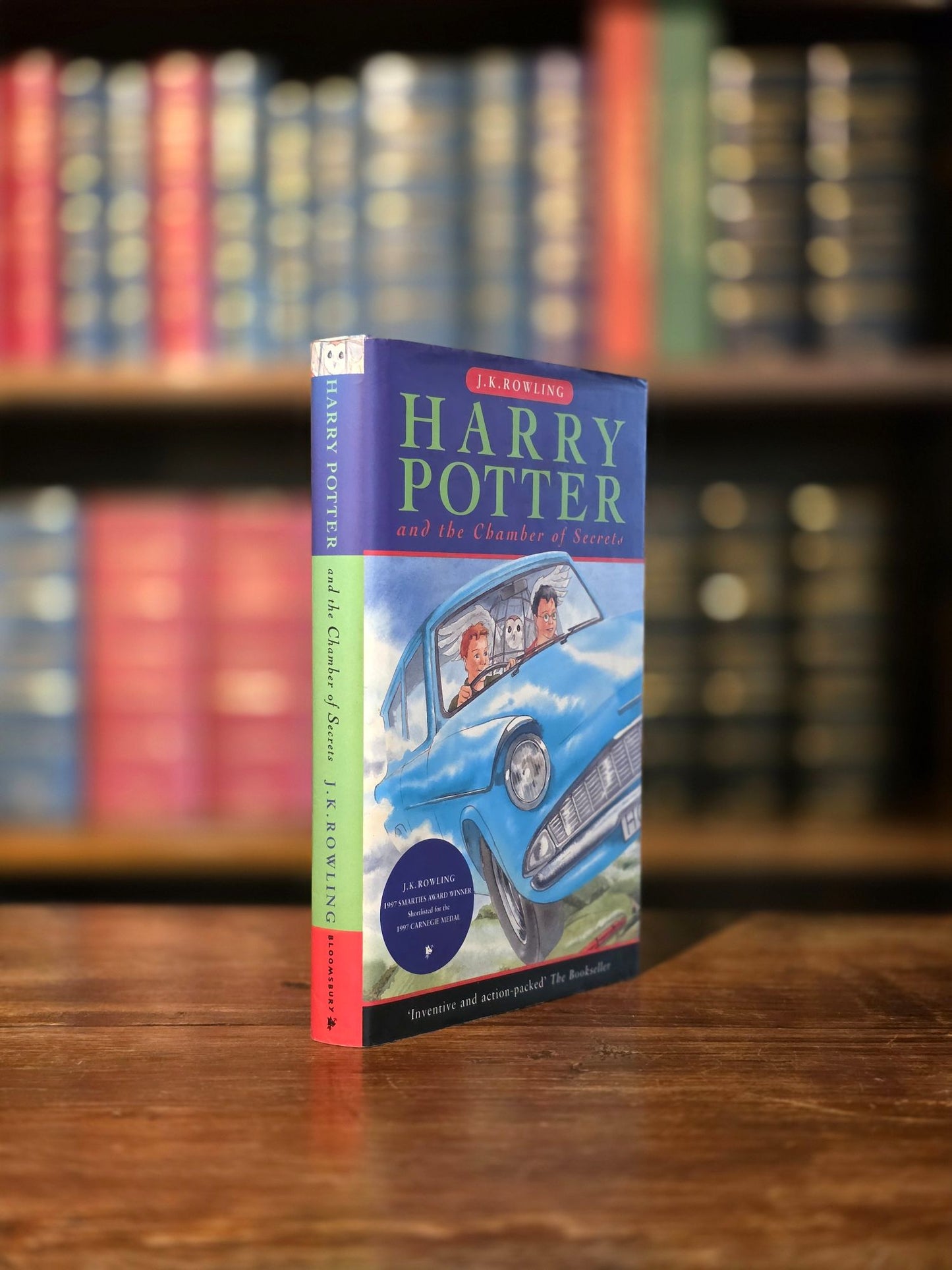 Harry Potter and the Philosopher’s Stone & Chamber of Secrets – Signed. “Friend of Potter” button included