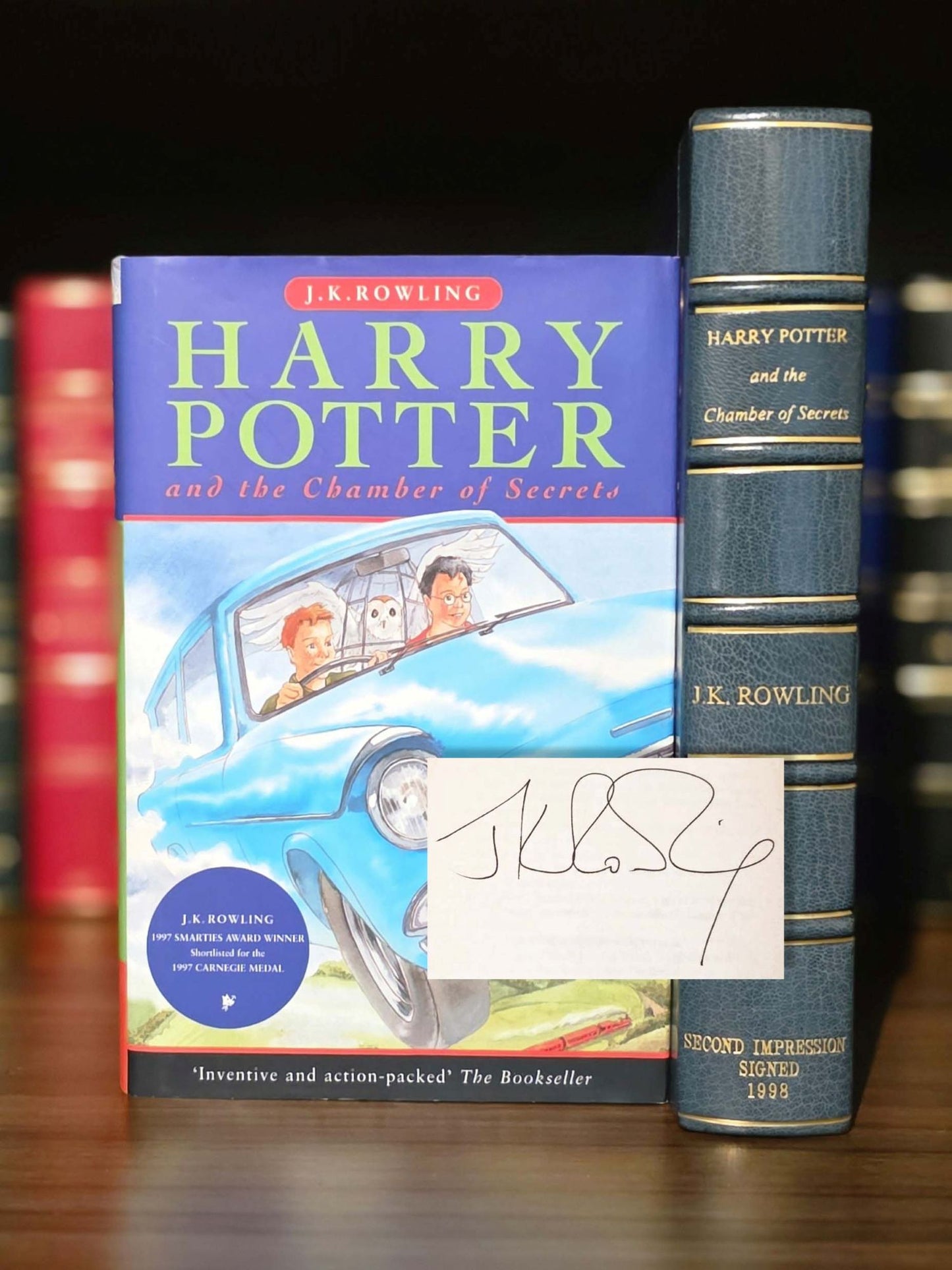 Extremely rare signed first edition of Harry Potter and the Chamber oif Secrets