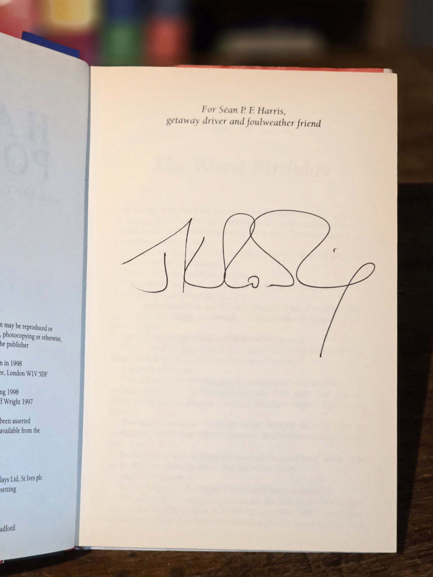 Harry Potter and the Chamber of Secrets – rare signed first edition, second impression