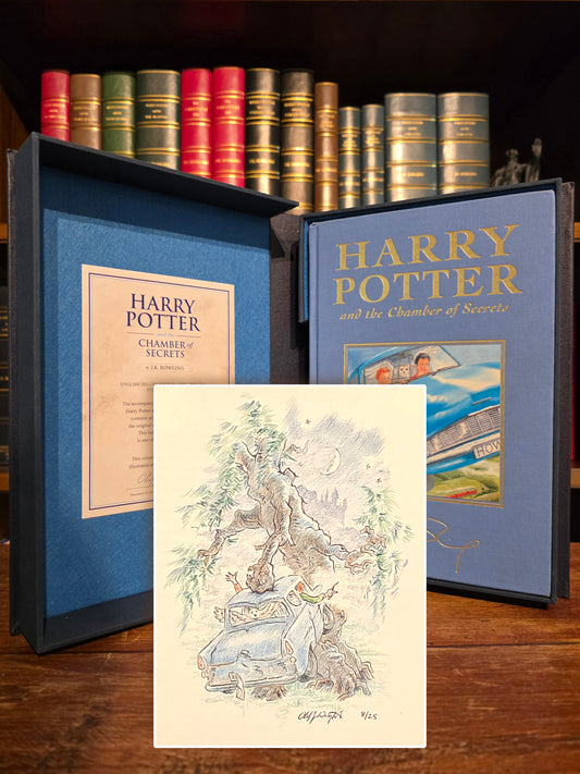 Harry Potter and the Chamber of Secrets – one of 25 hand-illustrated copies by Cliff Wright