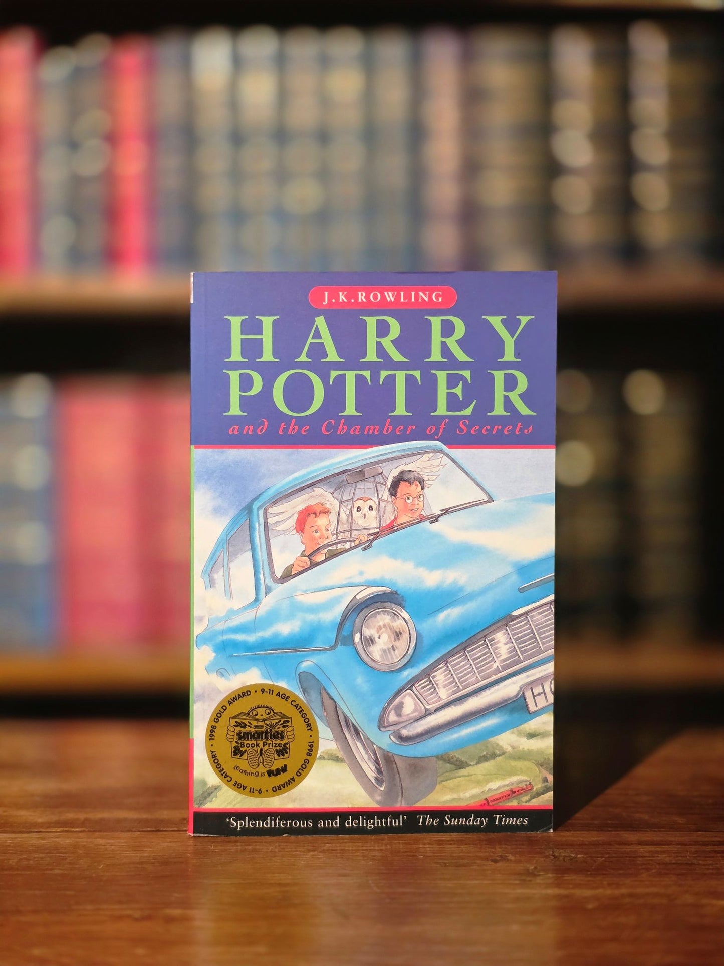 Harry Potter and the Chamber of Secrets – Near pristine signed first edition, first printing