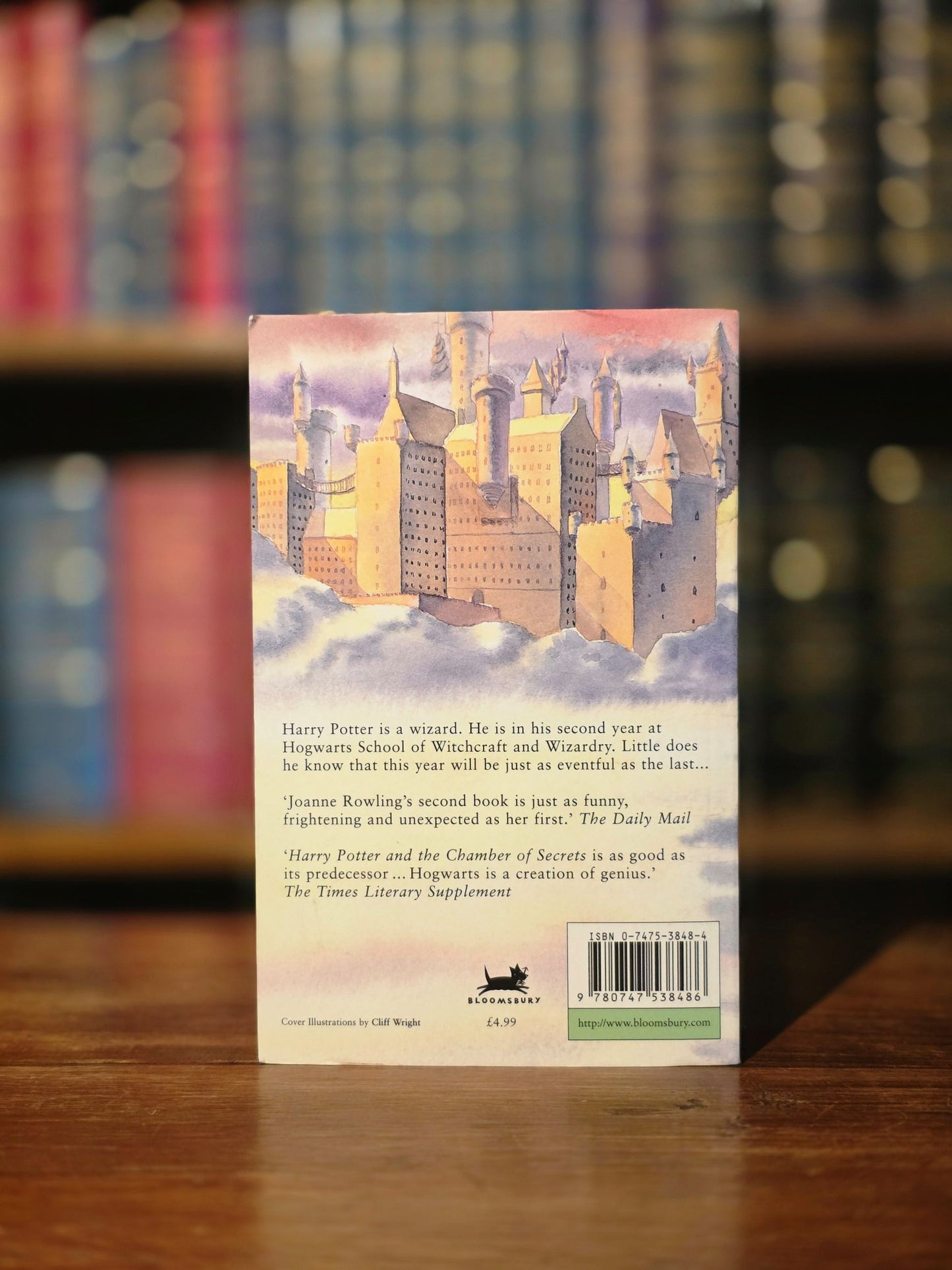 Harry Potter and the Chamber of Secrets – Near pristine signed first edition, first printing