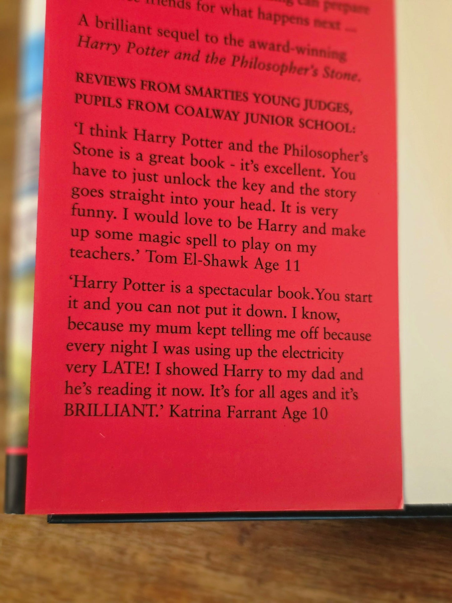 Harry Potter and the Chamber of Secrets – First Edition, Third printing