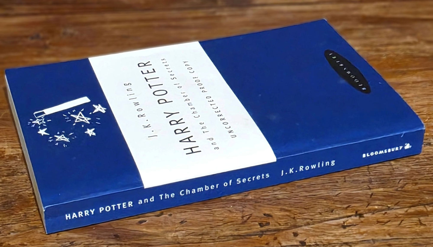 Harry Potter and the Chamber of Secrets - Uncorrected Proof Copy - Signed Bloomsbury Bookplate