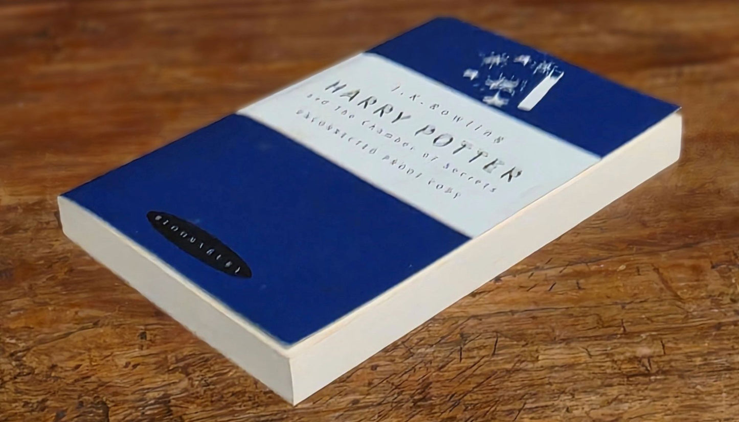 Harry Potter and the Chamber of Secrets - Uncorrected Proof Copy - Signed Bloomsbury Bookplate