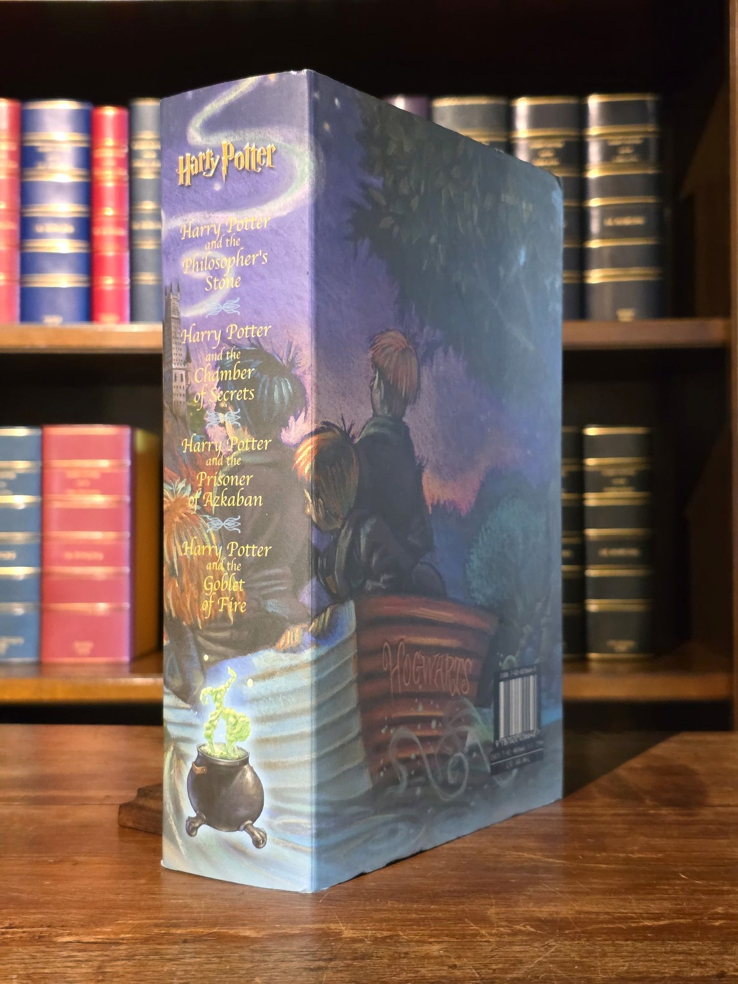 Chinese Harry Potter Box Set, Volumes 1-4 in Hardcover with Original Fold-Out Sleeve (2002)
