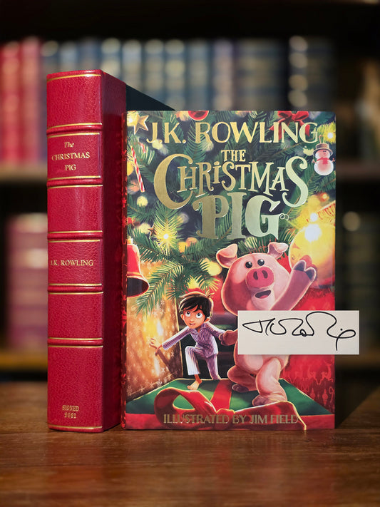 Christmas Pig signed by Rowling