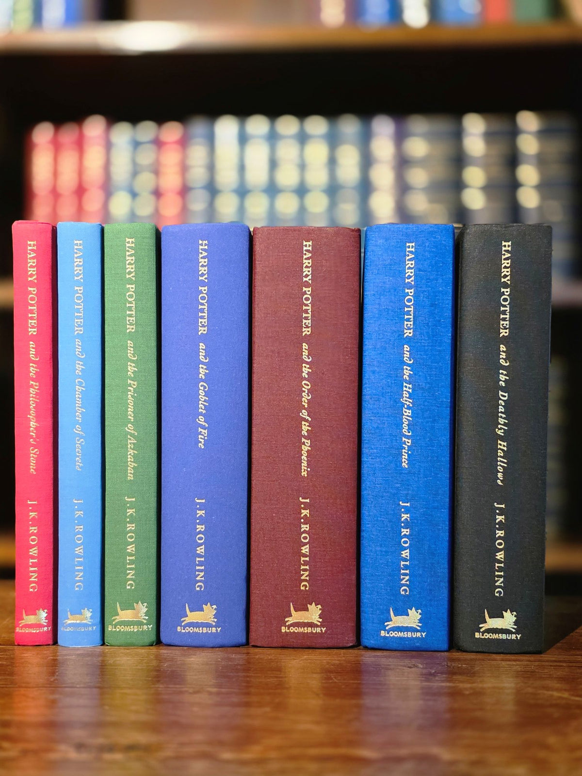 Complete set of Harry Potter deluxe first editions, first printings