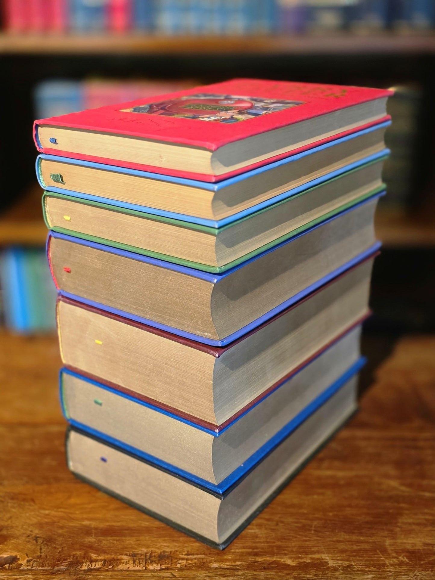 Complete set of Harry Potter Deluxe first editions, first printings