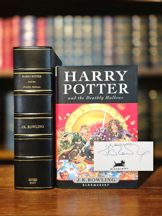 Harry Potter and the Deathly Hallows – Flat-signed first edition