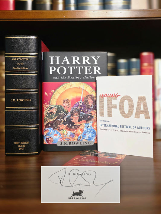 Harry Potter and the Deathly Hallows – signed with ephemera