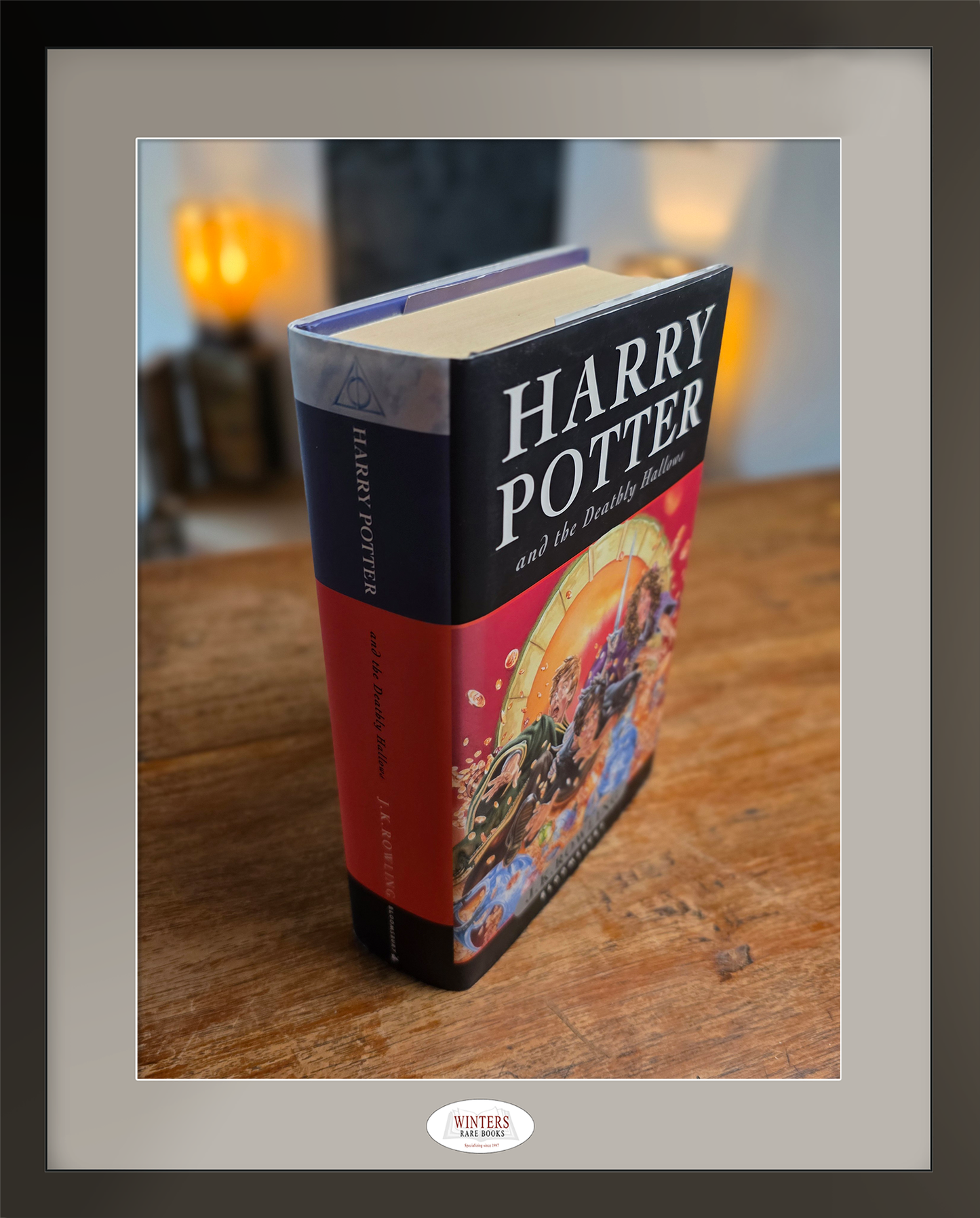 Harry Potter and the Deathly Hallows – Inscribed and Signed with Event Ticket