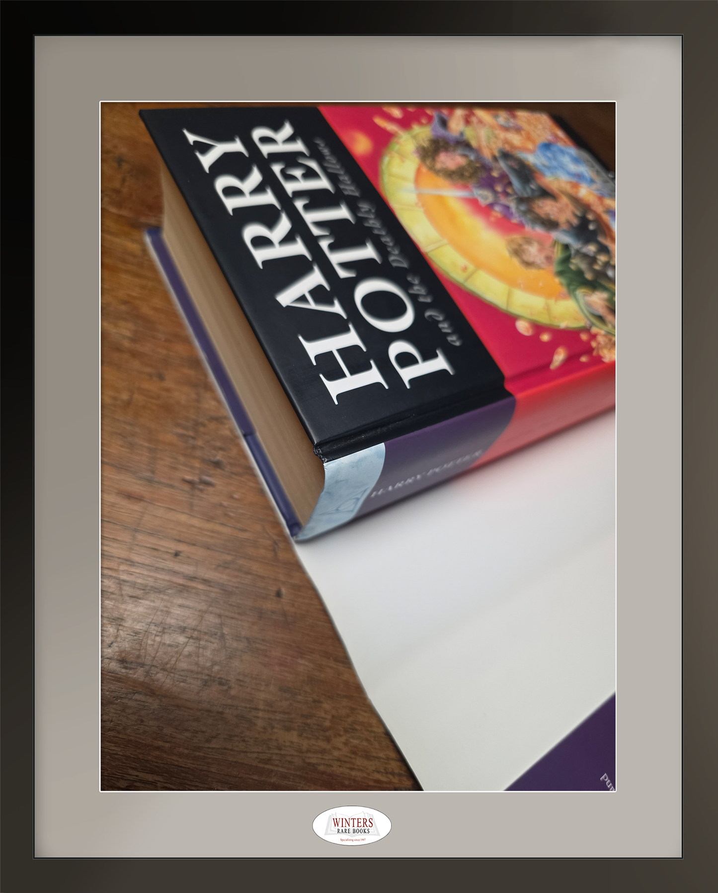 Harry Potter and the Deathly Hallows – Inscribed and Signed with Event Ticket