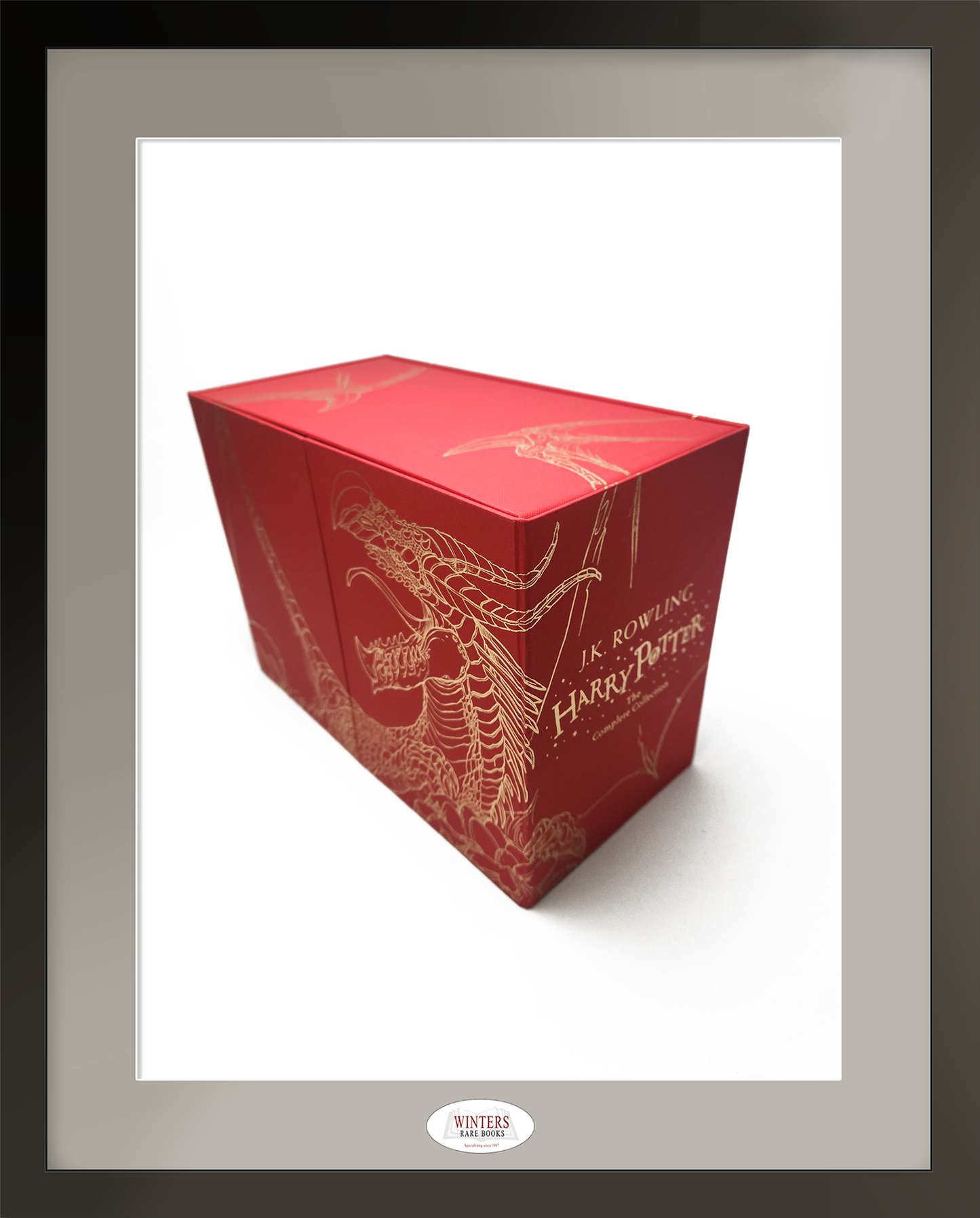 Truly unique (1/1) signed set of the second UK hardback edition of Harry Potter (illustrated by Jonny Duddle)