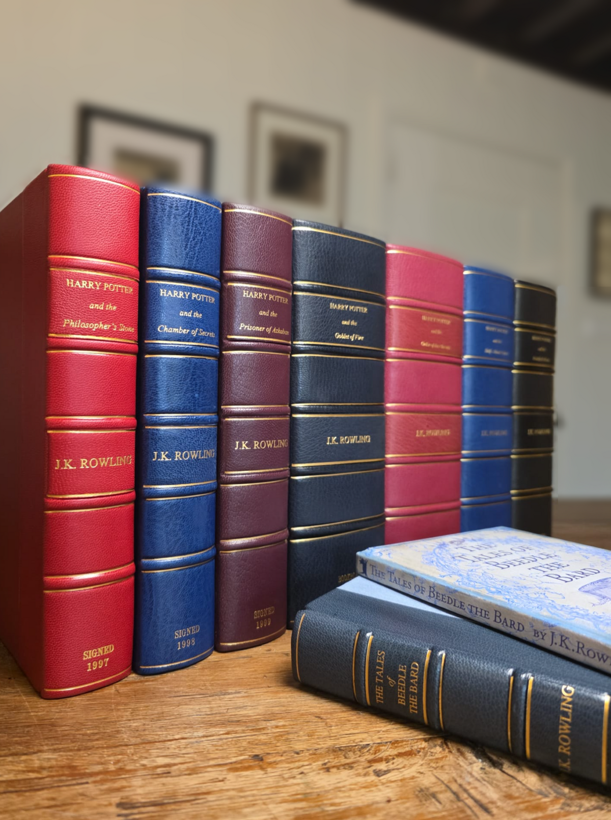 The Harry Potter series - An exceptional collection of eight signed first editions