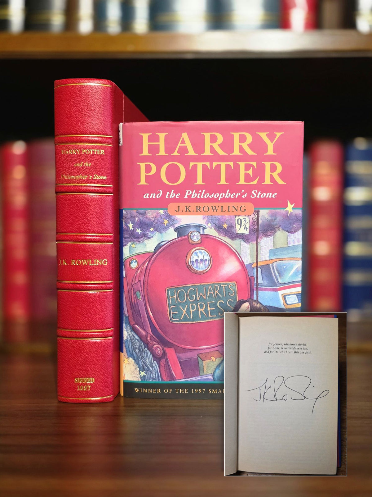 The Harry Potter series - An exceptional collection of eight signed first editions