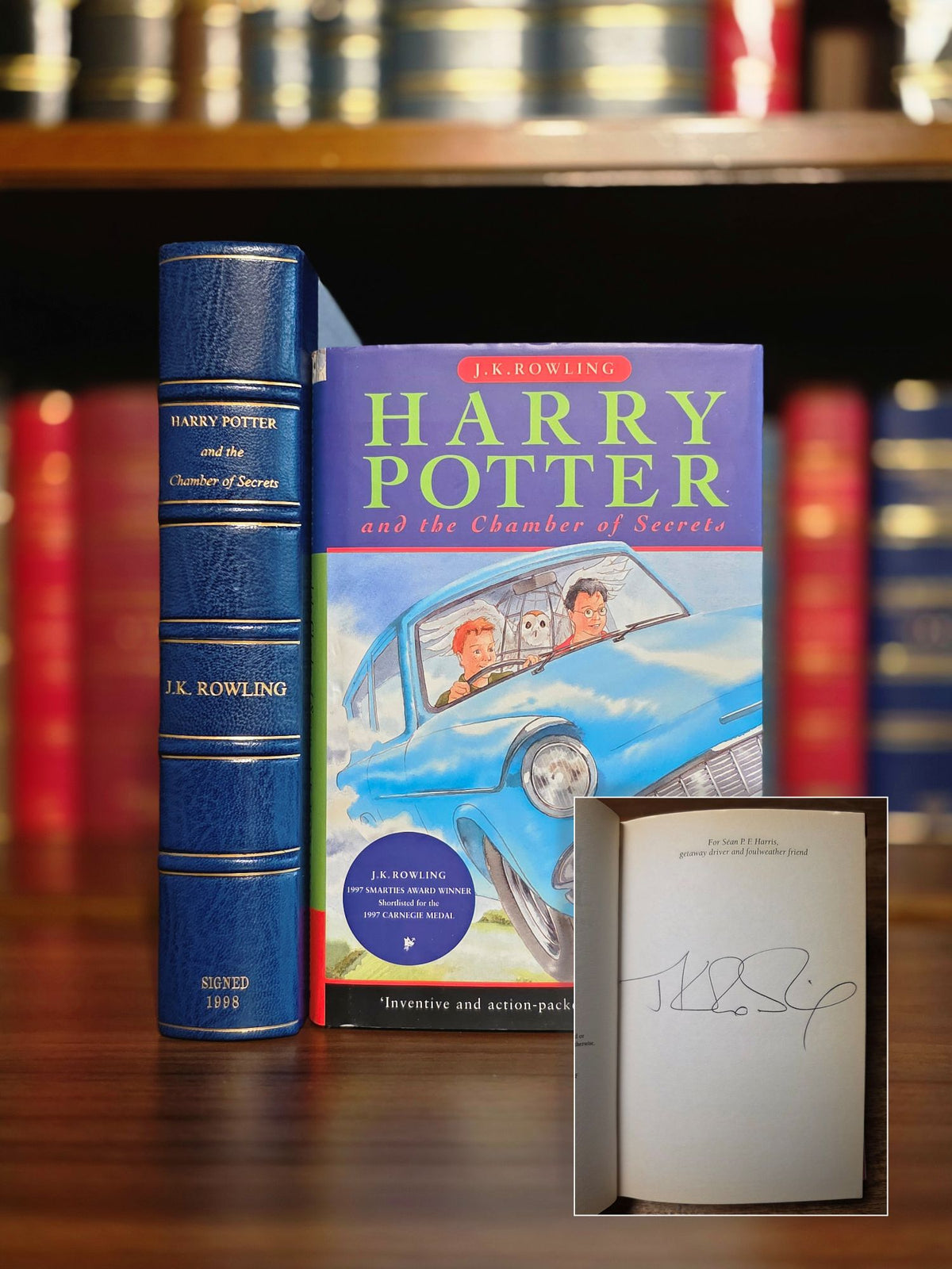 The Harry Potter series - An exceptional collection of eight signed first editions