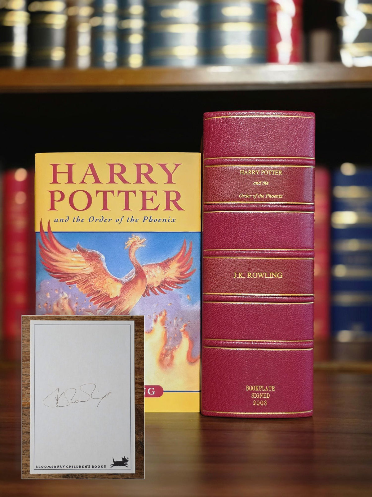 The Harry Potter series - An exceptional collection of eight signed first editions