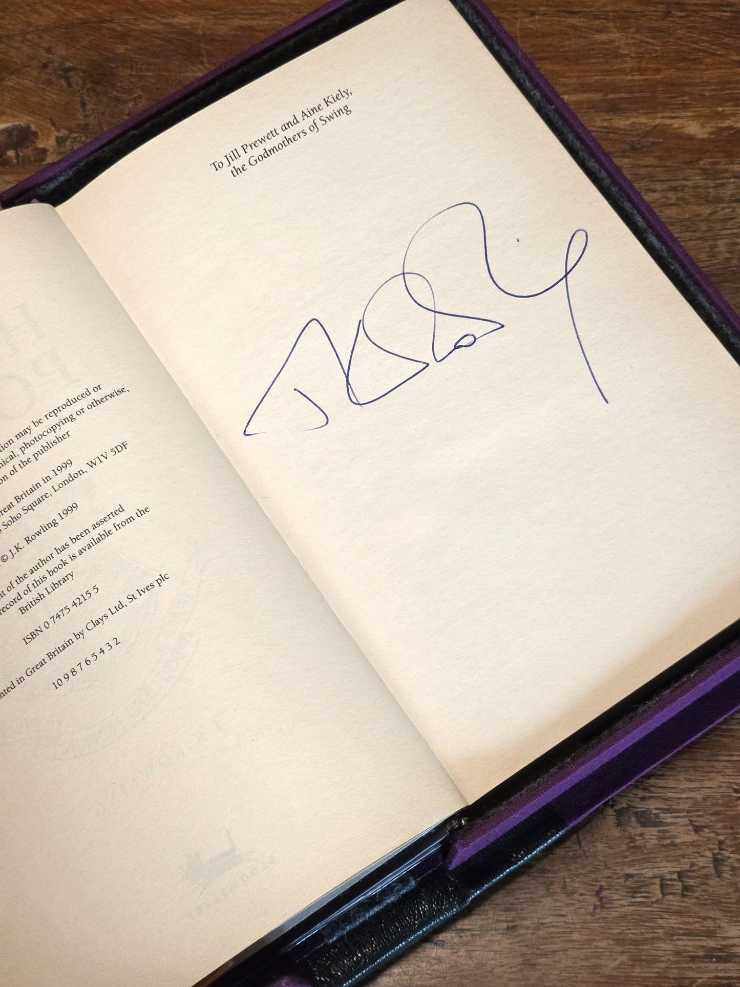 The Harry Potter series: A complete set of signed Bloomsbury first edition hardbacks
