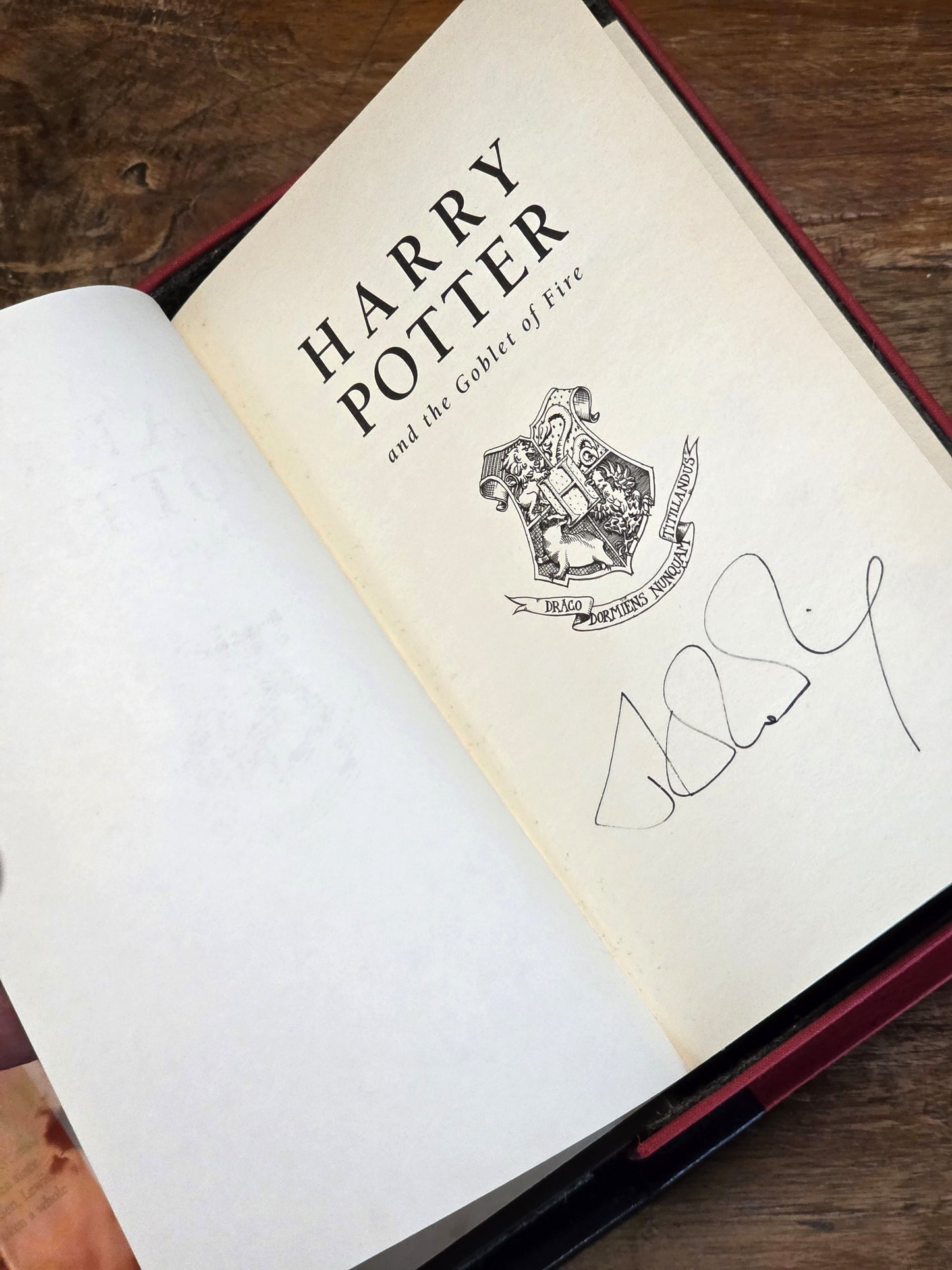 The Harry Potter series: A complete set of signed Bloomsbury first edition hardbacks