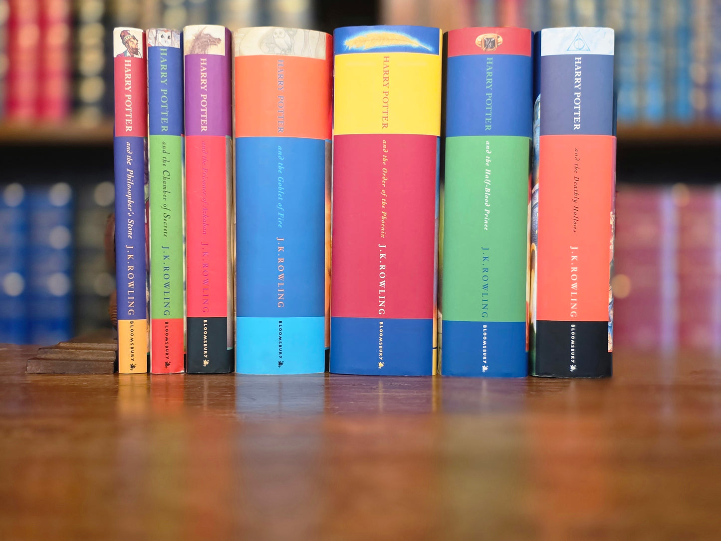 The Harry Potter series: A complete set of signed Bloomsbury first edition hardbacks