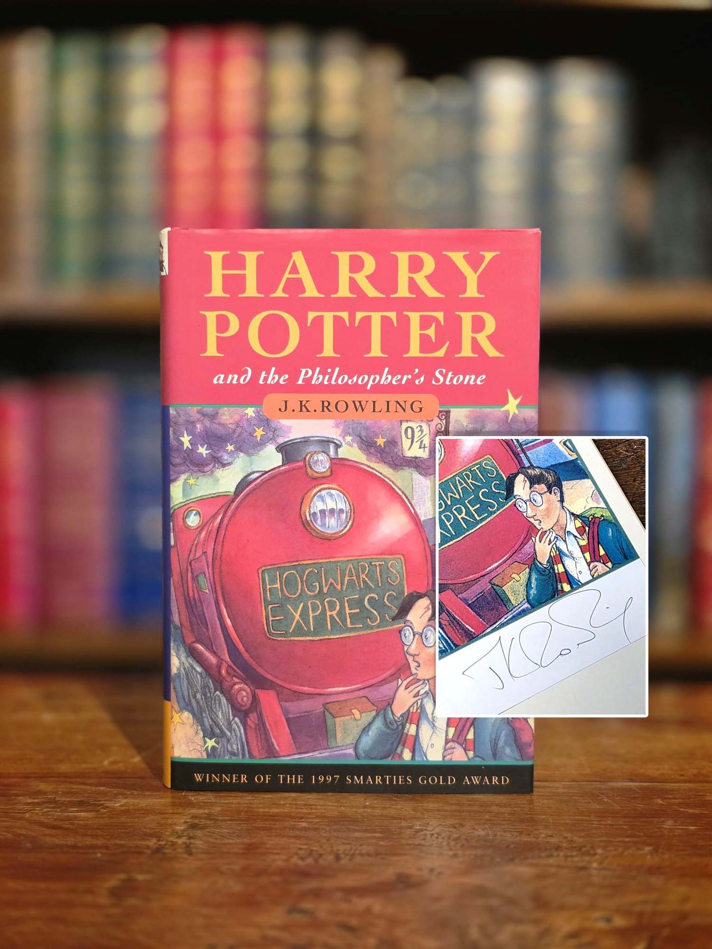 The Harry Potter series: A complete set of signed Bloomsbury first edition hardbacks