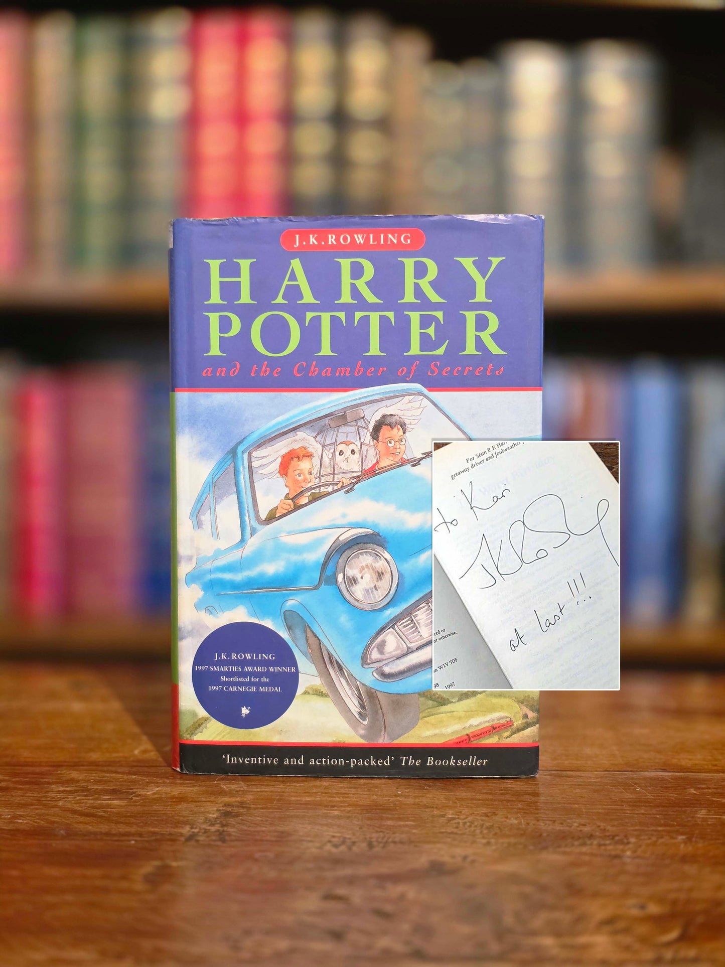 The Harry Potter series: A complete set of signed Bloomsbury first edition hardbacks