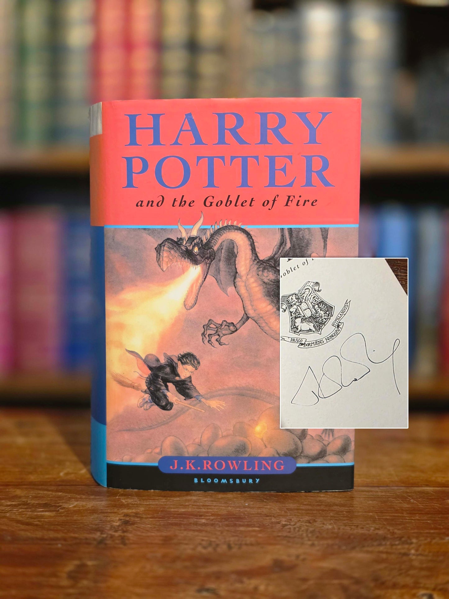 The Harry Potter series: A complete set of signed Bloomsbury first edition hardbacks