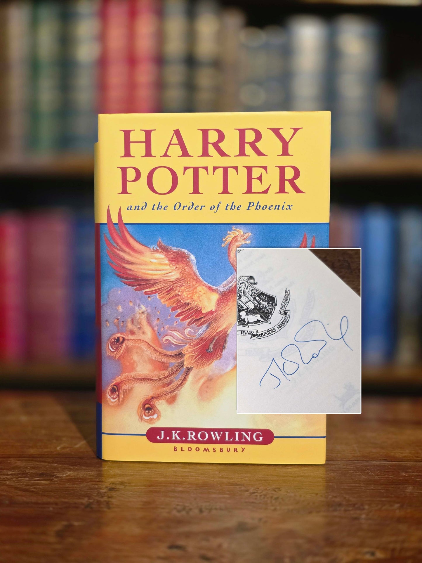 The Harry Potter series: A complete set of signed Bloomsbury first edition hardbacks