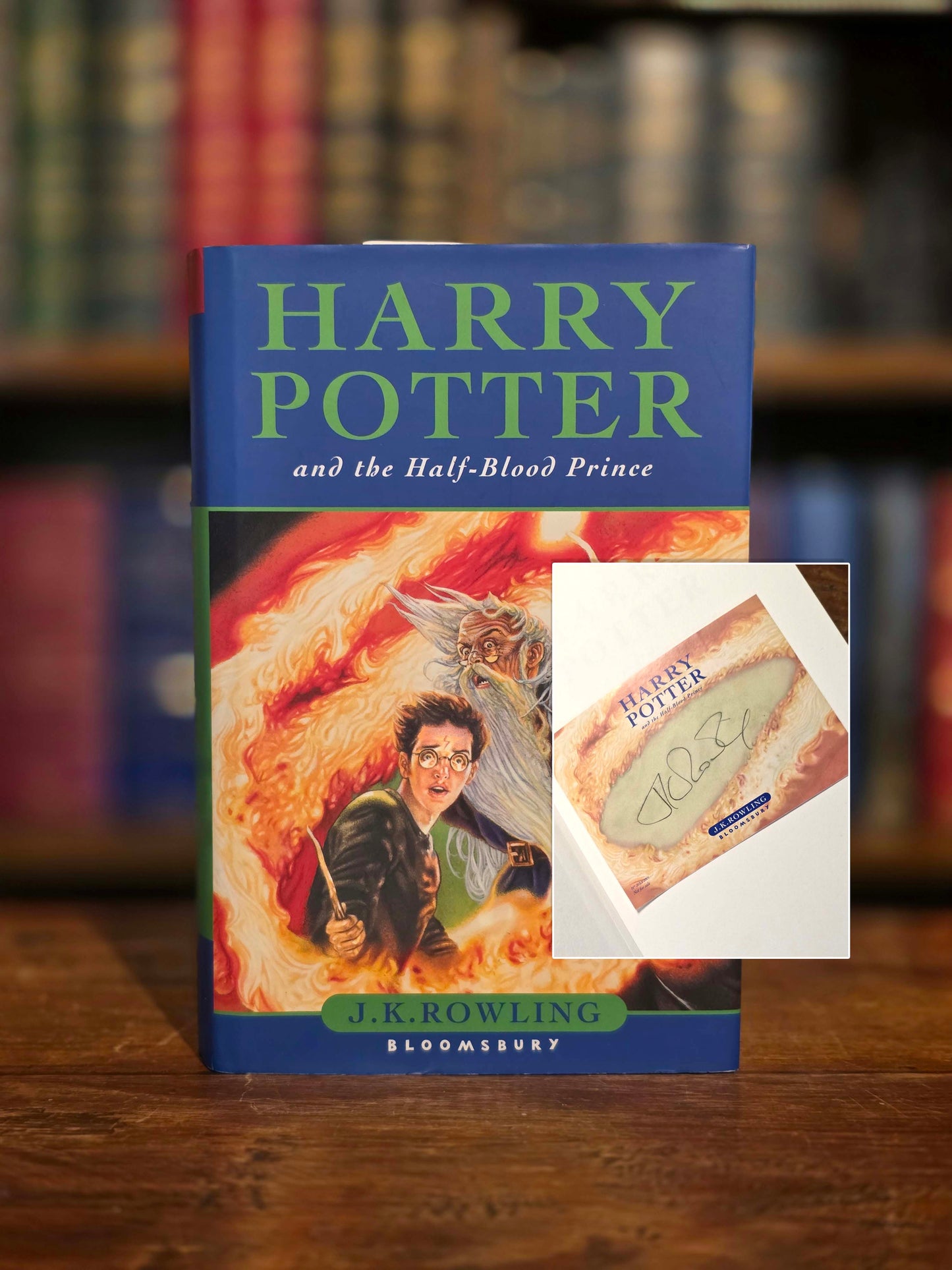 The Harry Potter series: A complete set of signed Bloomsbury first edition hardbacks