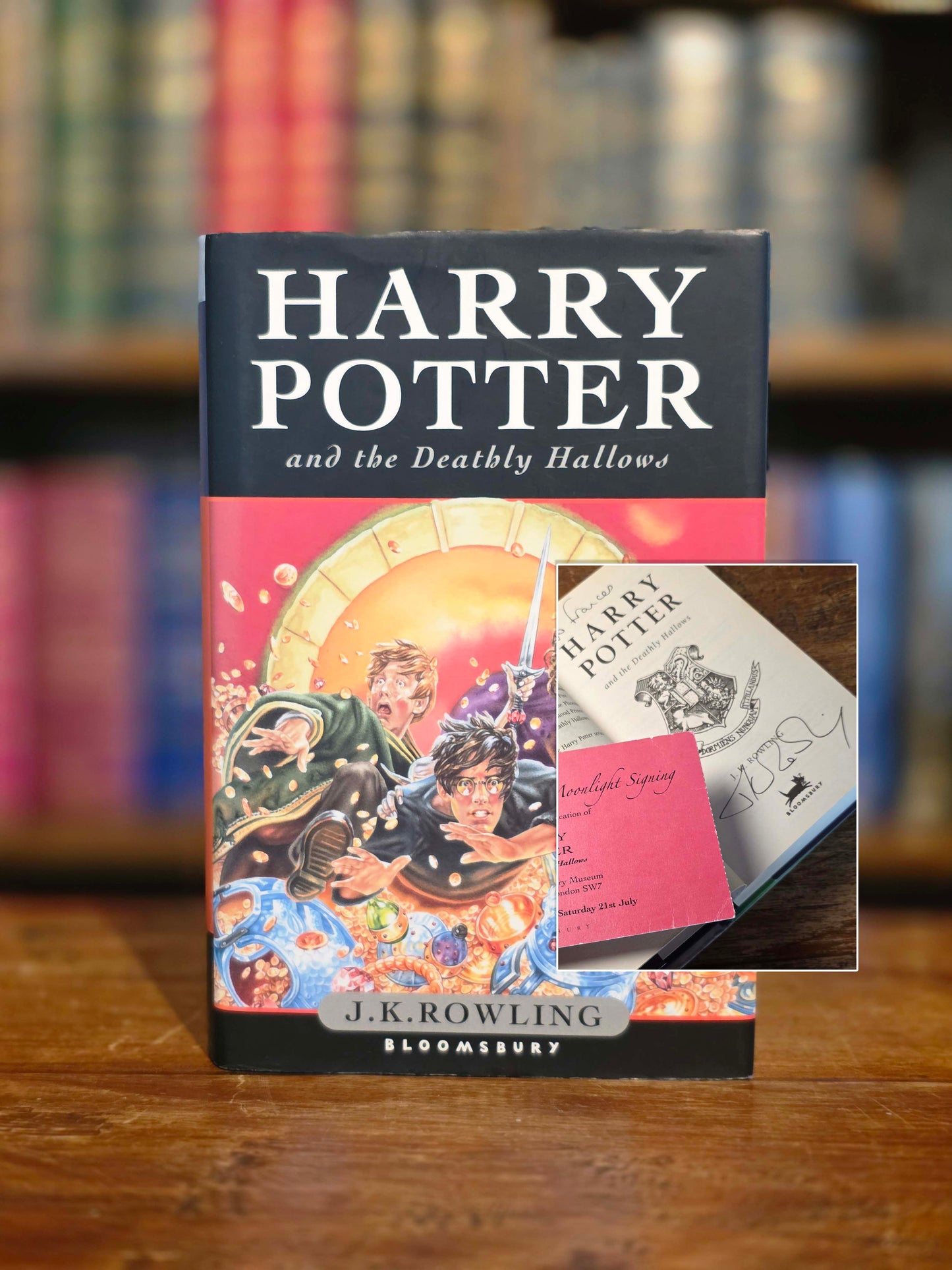 The Harry Potter series: A complete set of signed Bloomsbury first edition hardbacks