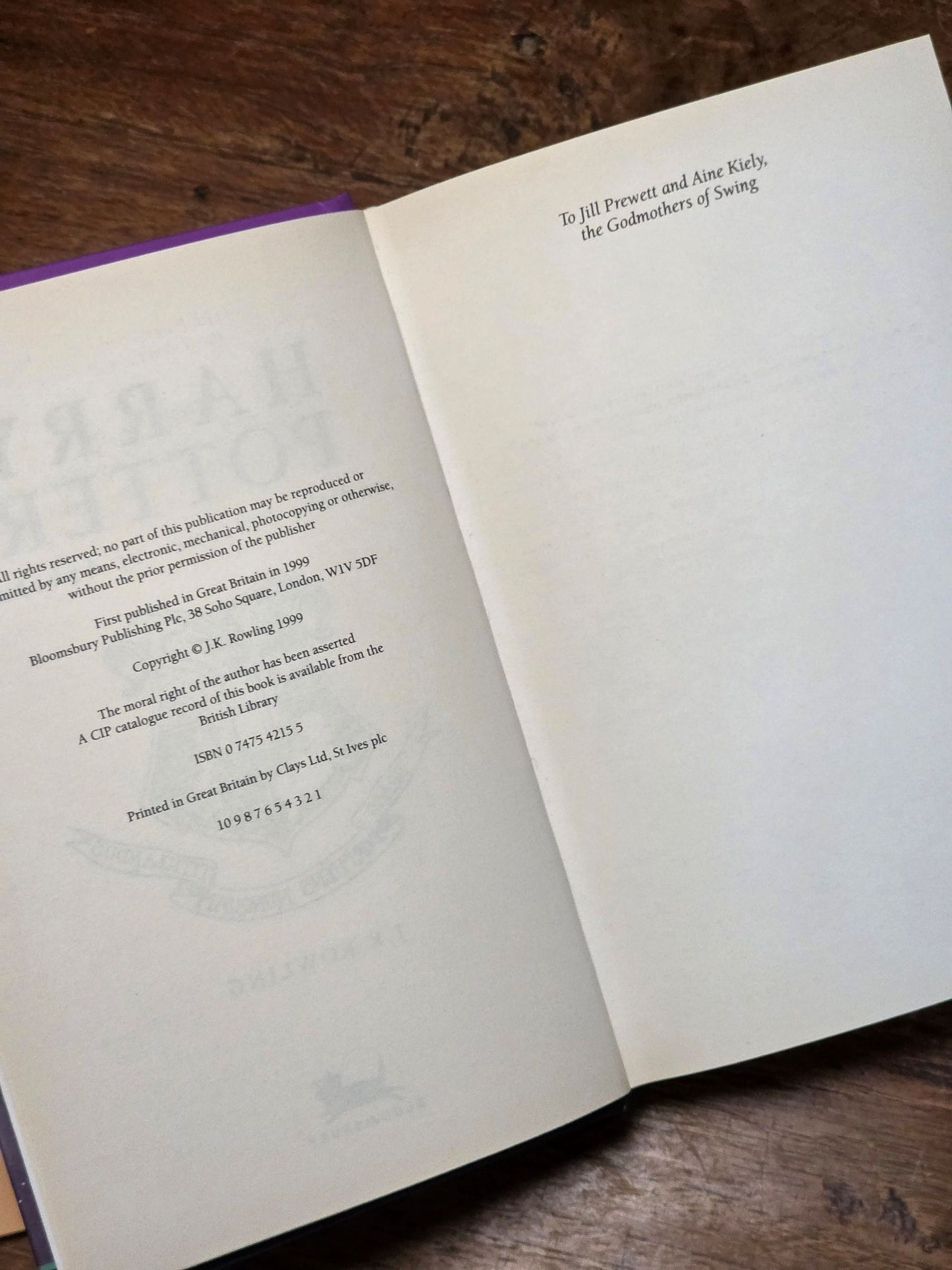 THE HARRY POTTER SERIES - Full set of original hardback first editions,first printings
