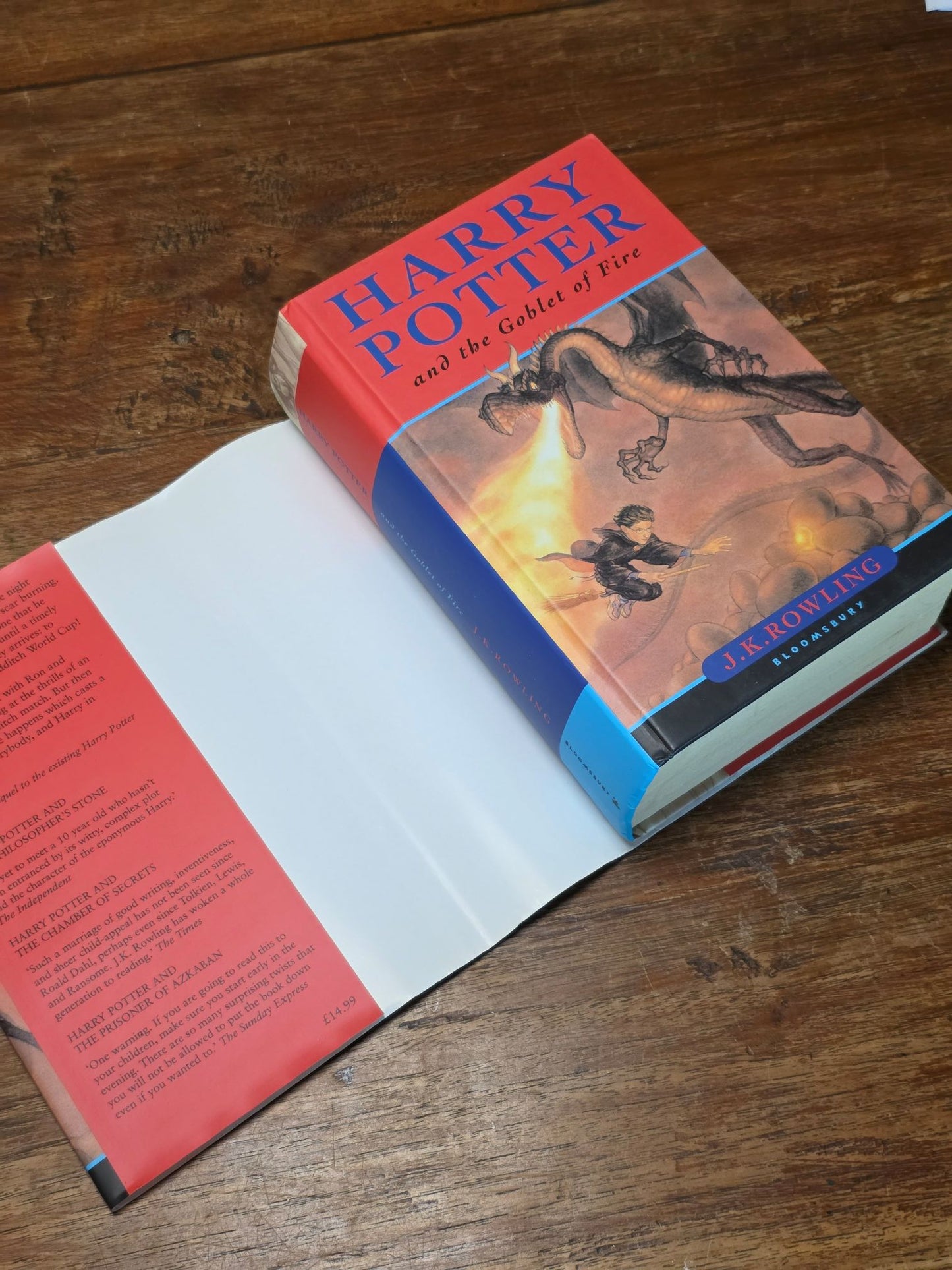 THE HARRY POTTER SERIES - Full set of original hardback first editions,first printings