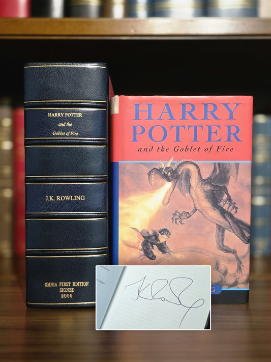 Harry Potter and the Goblet of Fire - First OMNIA printing, signed 