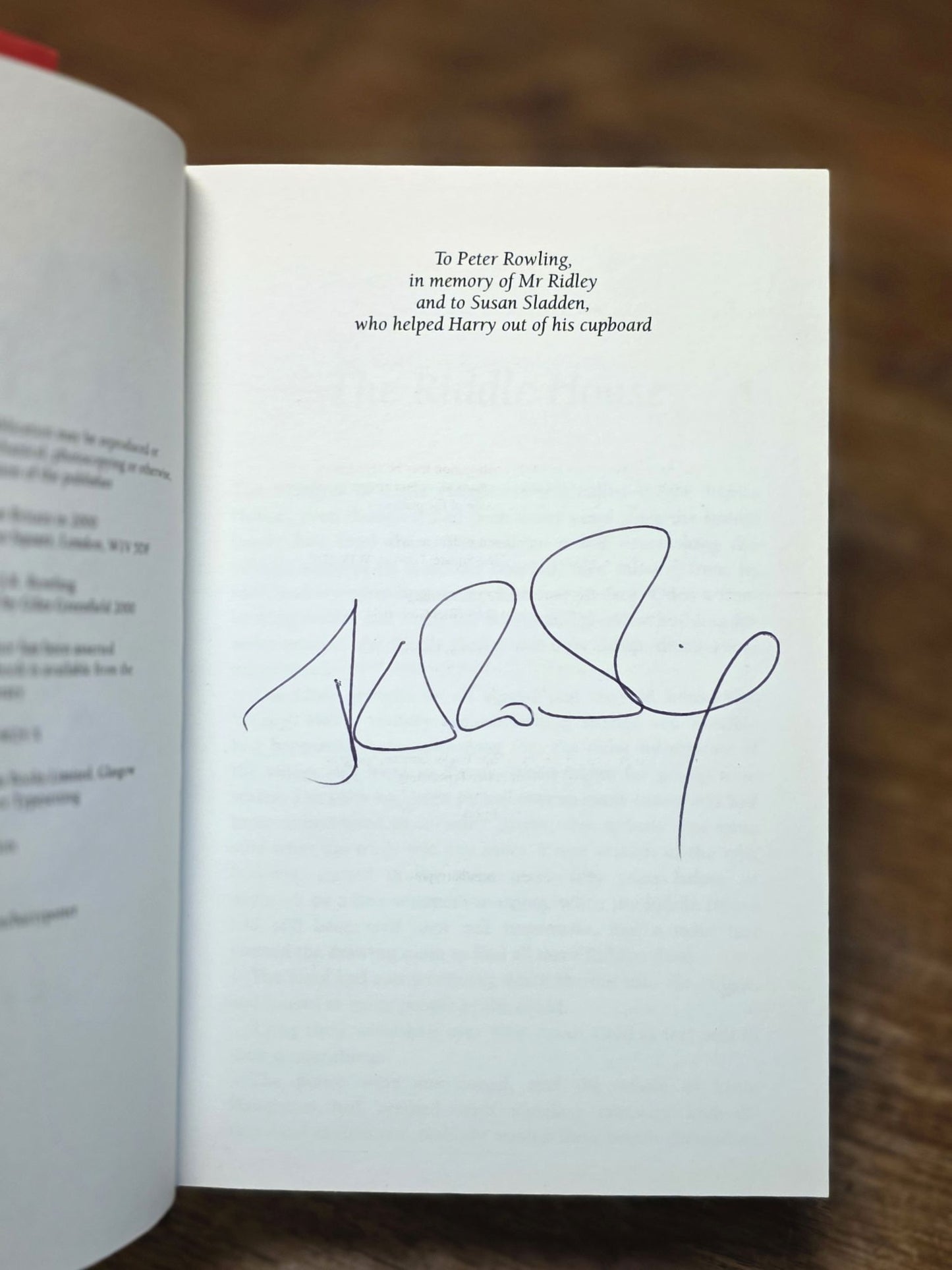 Harry Potter and the Goblet of Fire - First OMNIA printing, signed