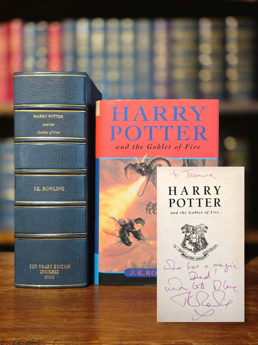 Harry Potter and the Goblet of Fire – Ultra-rare (1/1) inscribed first Ted Smart edition, first printing
