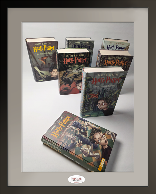 The Harry Potter series – Full set original German first editions