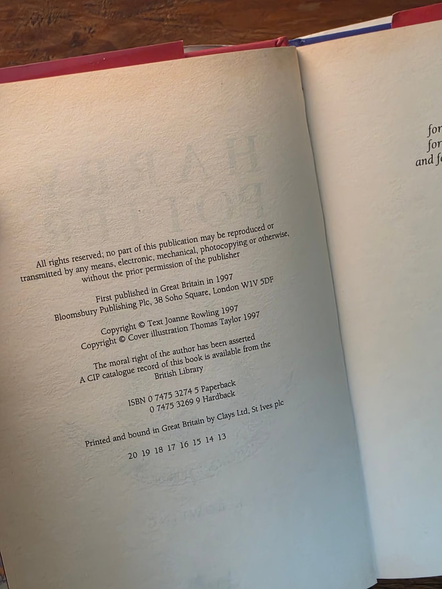 The Harry Potter Gift set – Early editions of Harry Potter and the Philosopher's Stone and Harry Potter and the Chamber of secrets