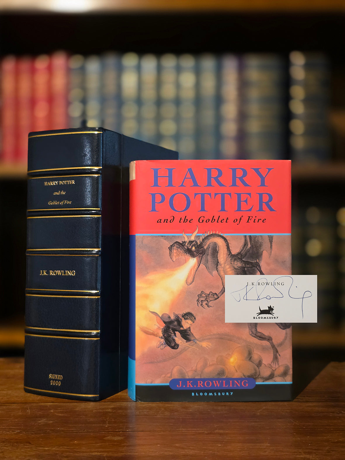 Goblet of Fire signed 