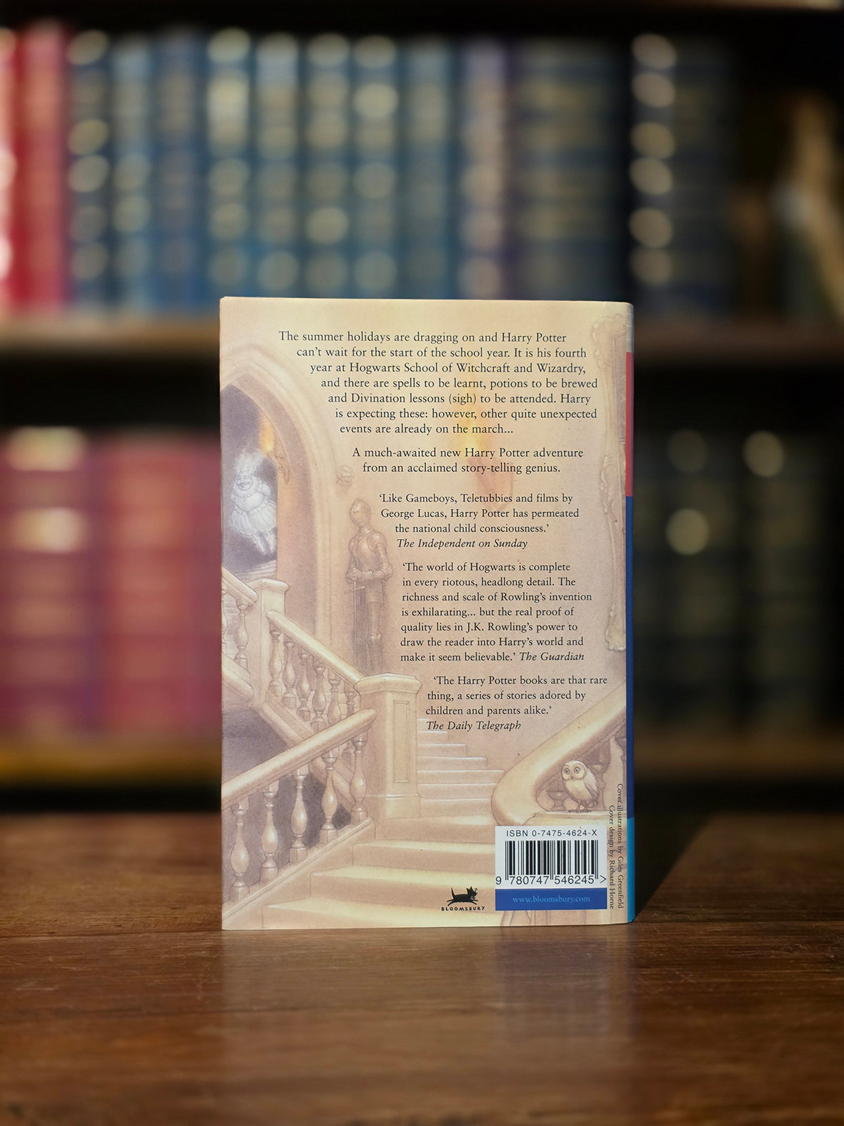 Harry Potter and the Goblet of Fire First UK Bloomsbury edition, first printing — signed