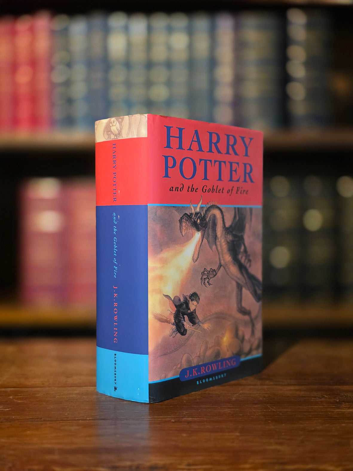 Harry Potter and the Goblet of Fire First UK Bloomsbury edition, first printing — signed