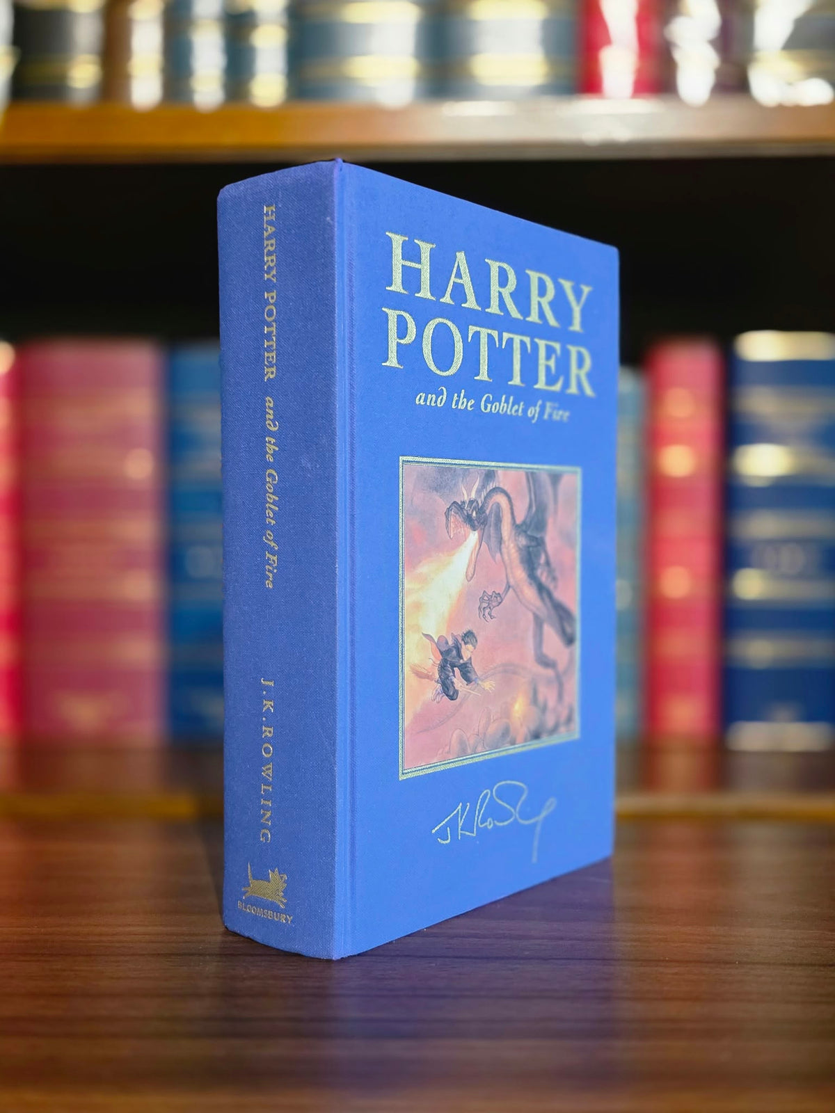 Harry Potter and the Goblet of Fire - Deluxe first edition signed in the year of publication