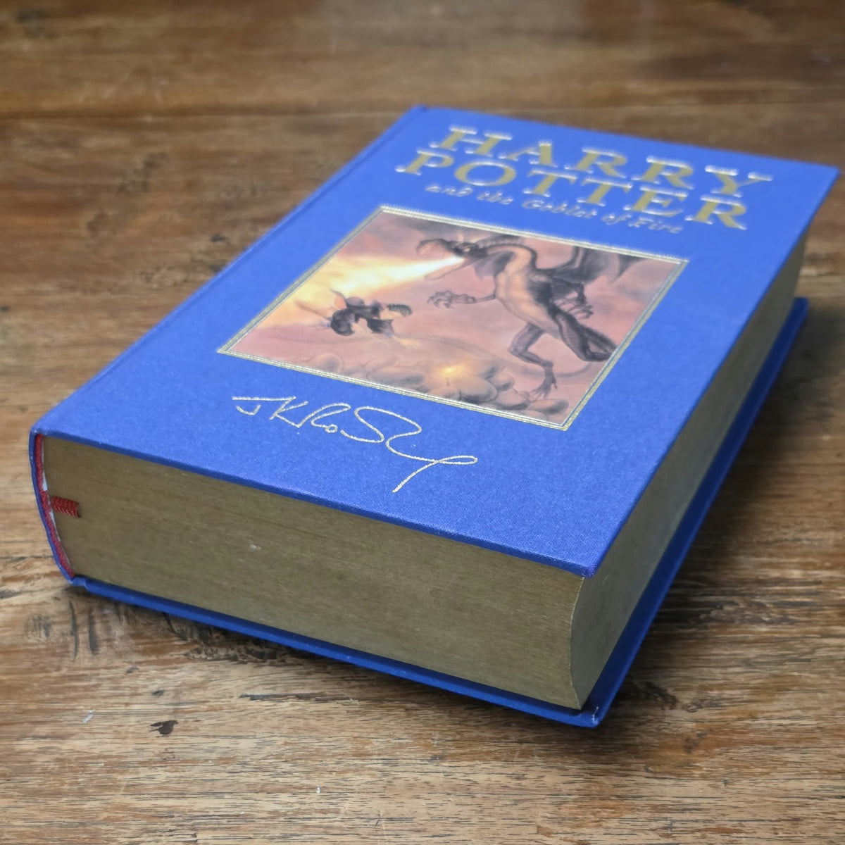 Harry Potter and the Goblet of Fire - Deluxe first edition signed in the year of publication