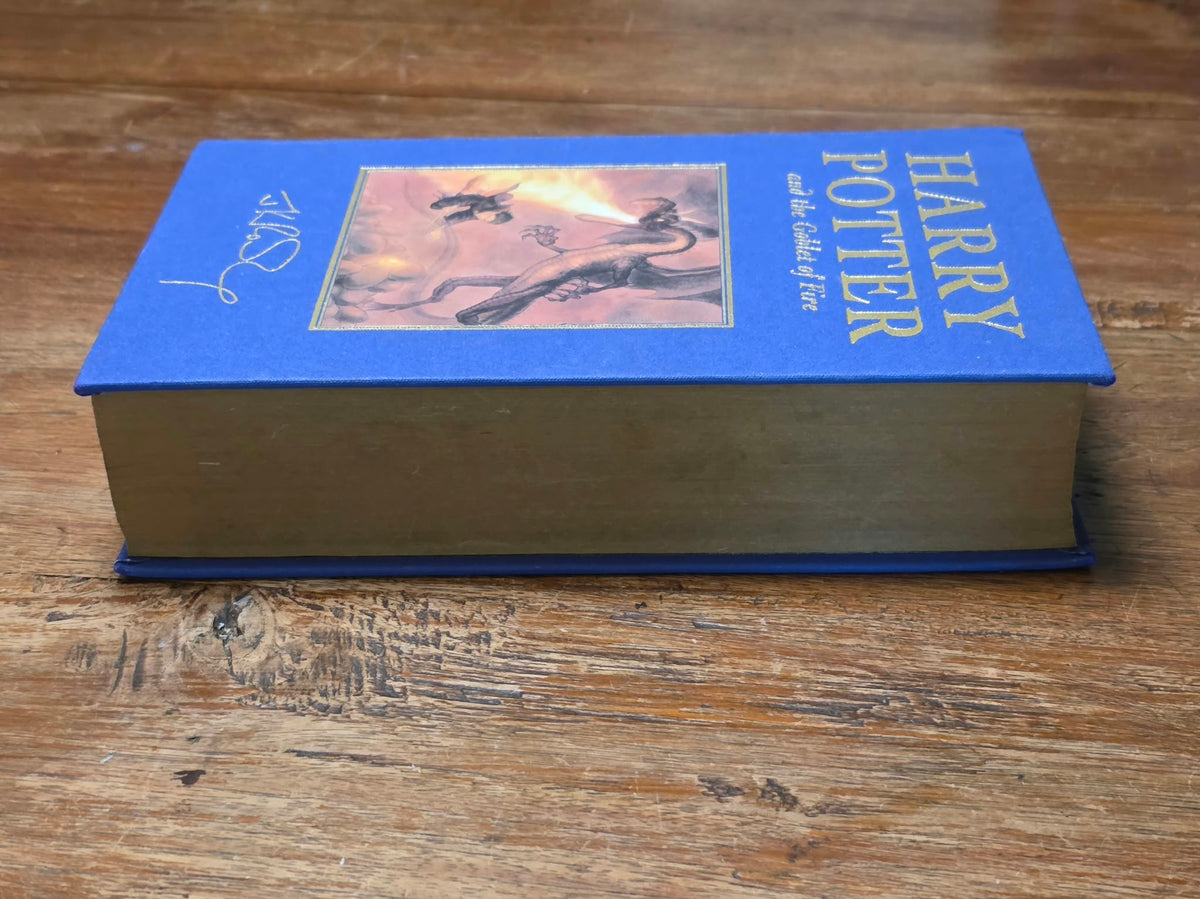 Harry Potter and the Goblet of Fire - Deluxe first edition signed in the year of publication
