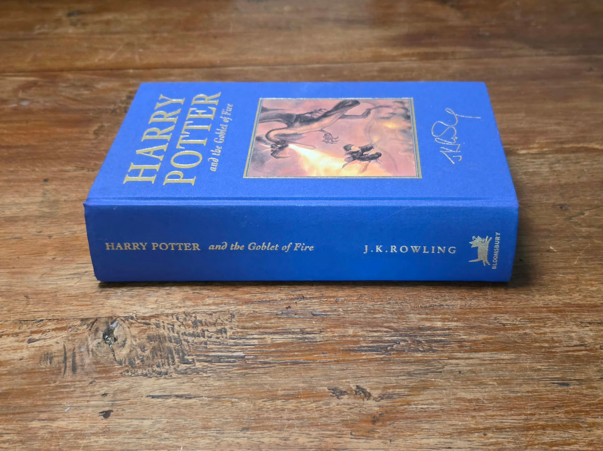 Harry Potter and the Goblet of Fire - Deluxe first edition signed in the year of publication