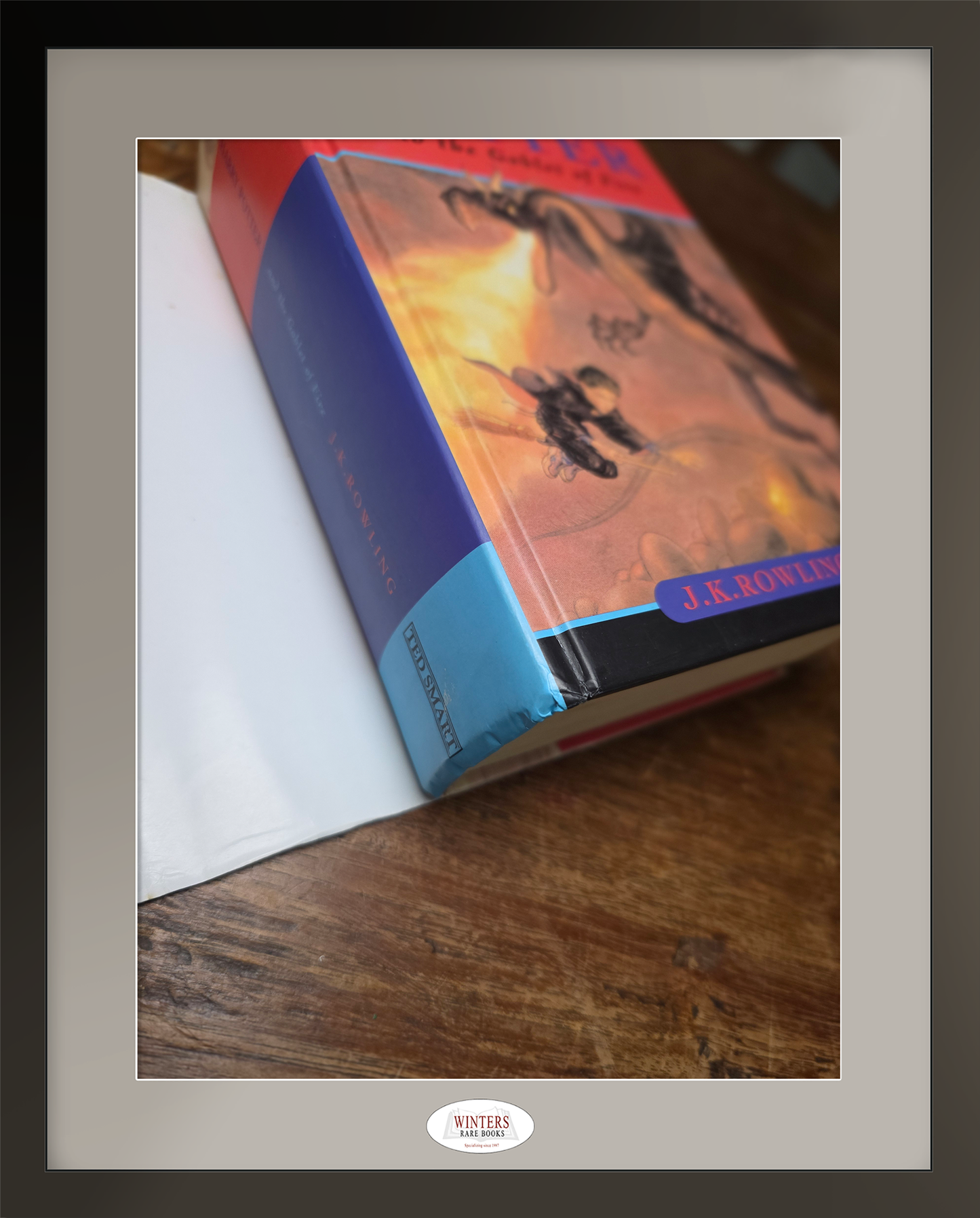 Harry Potter and the Goblet of Fire – Ultra rare (1/3) authentic signed first Ted Smart edition, first printing